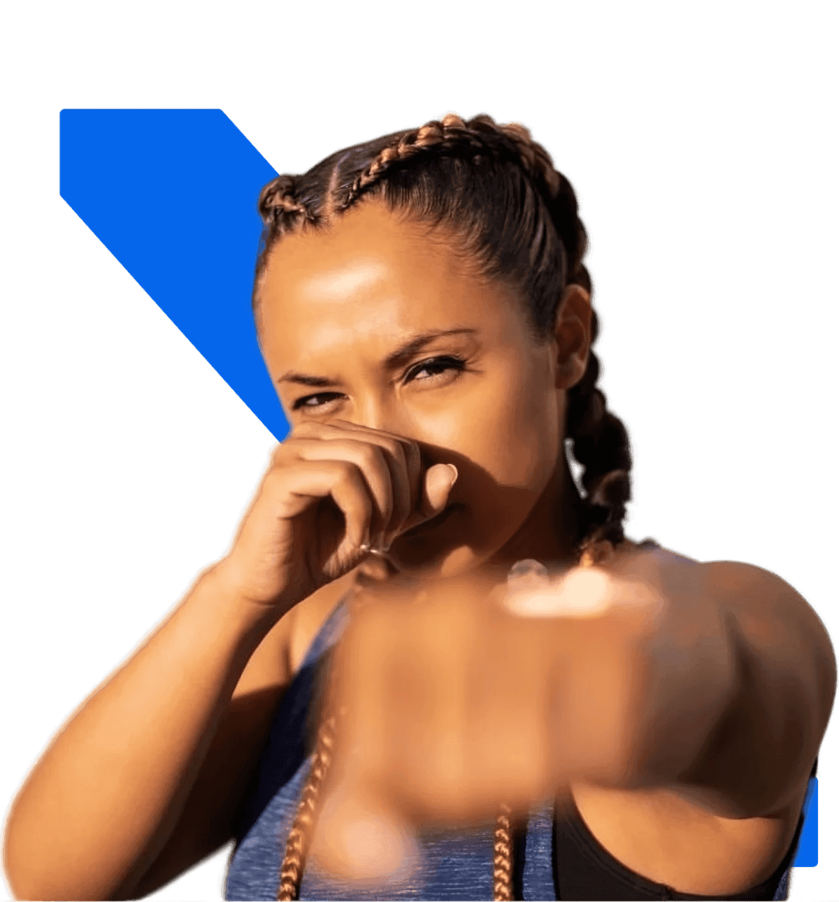 Chica en ropa deportiva